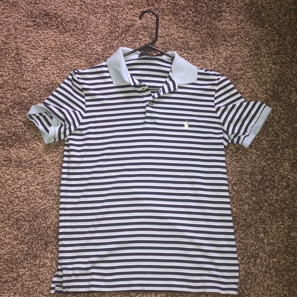 Blue Stripped Ralph Lauren Polo